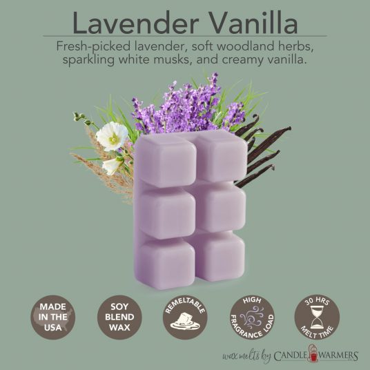 Candle Warmers Lavender Vanilla Wax Melts - 2.5 oz