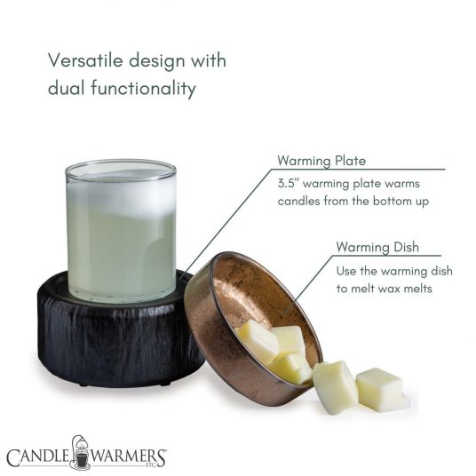Earnest Living Wax Melt Warmer for Scented Wax Cubes Candle Warmer
