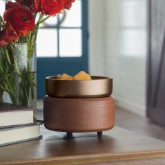 Bronze Geometric 2-in-1 Wax Melt, Essential Oil & Candle Warmer + Free Wax  Melt Cup – Tasha & Co