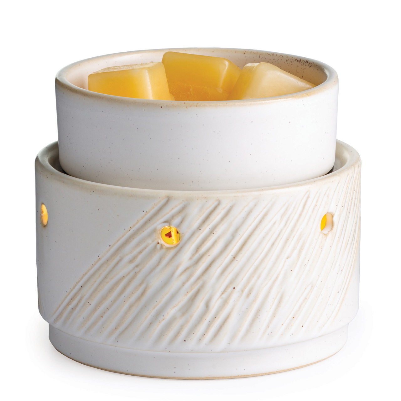 Intertek Ceramic FLOWER Electric Candle Wax Warmer nite light