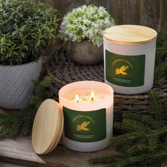  Kaileycandles  Frostest Forest - Organic Scented Candle : Home  & Kitchen