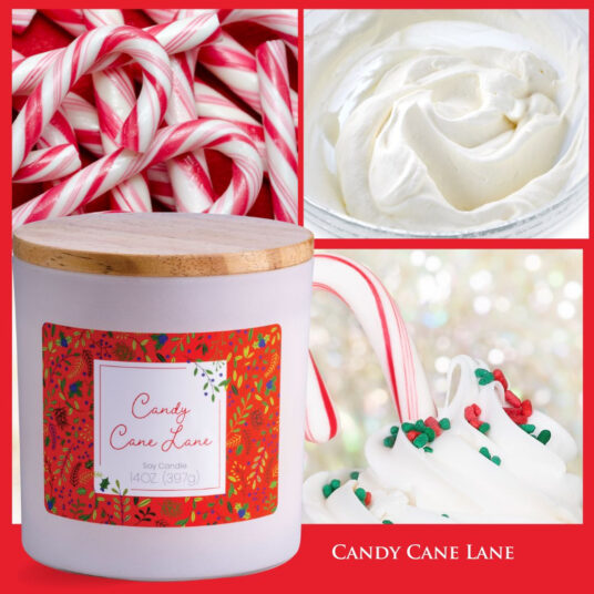 Candy Cane Lane 14 oz. Holiday Limited Edition Candle